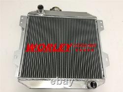 Radiateur en alliage d’aluminium pour Ford Escort Mk2 4 portes 1600 manuelle MT 2 rangées de 1978 (78)