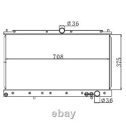 Radiateur en alliage d'aluminium pour Mitsubishi Gto 3.0 Gt 3000 Gt Manuel