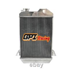 Radiateur en alliage d’aluminium pour Triumph TR4 MT 1961-1965 1964 + ventilateur 56 mm