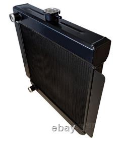 Radiateur en alliage grand chapeau pour Escort Mk1 Mk2 moteur Ford Zetec en aluminium noir