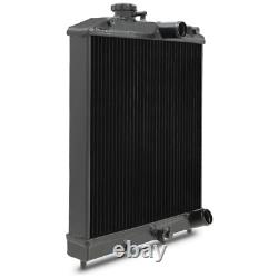 Radiateur en alliage noir à haut débit 42 mm pour Honda Civic EG EK EH EJ EM 88-00