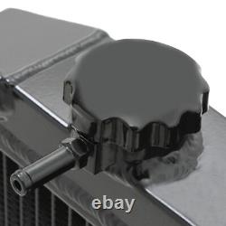 Radiateur en alliage noir à haut débit 42 mm pour Honda Civic EG EK EH EJ EM 88-00