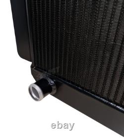 Radiateur en alliage pour Escort Mk1 Mk2, en-tête classique, moteur Ford Zetec, aluminium noir