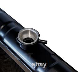 Radiateur en alliage pour Escort Mk1 Mk2, en-tête classique, moteur Ford Zetec, aluminium noir