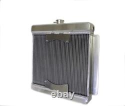 Radiateur en alliage pour Escort Mk1 Mk2, grand collecteur, raccord droit, BDA XE en aluminium