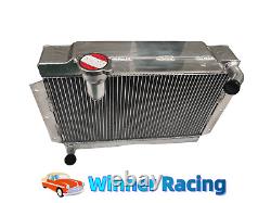 Radiateur en alliage pour MG MGA 1500, 1600, 1622 1.5L/1.6 DE LUXE MT 1955-1962