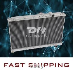Radiateur en alliage pour Mitsubishi LANCER Evolution EVO 1 2 3 I II III 1992-95 Manuel
