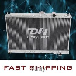 Radiateur en alliage pour Mitsubishi LANCER Evolution EVO 1 2 3 I II III 1992-95 Manuel