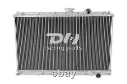 Radiateur en alliage pour Mitsubishi LANCER Evolution EVO 1 2 3 I II III 1992-95 Manuel