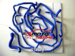 Radiateur en alliage pour Renault Super 5 GT R5 1.4L Turbo Phase 2 de 1988 à 1991 + Durite BLEUE