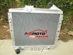 Radiateur en alliage pour Renault Super 5 GT R5 1.4L Turbo Phase 2 de 1988 à 1991 + Durite BLEUE