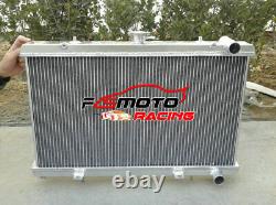 Radiateur en alliage + ventilateur pour Nissan SILVIA 200SX 180SX S13 CA18DET 1.8 Turbo 88-1994