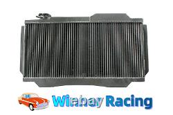 Radiateur en alliage + ventilateur + supports de ventilateur pour LOTUS ELAN +2 SÉRIES 3 & 4 1963-1974