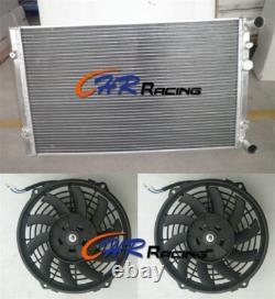 Radiateur en alliage + ventilateurs pour VW Golf GTI/Bora MK4 IV Audi A3/TT Seat Leon/Toledo 1.8T