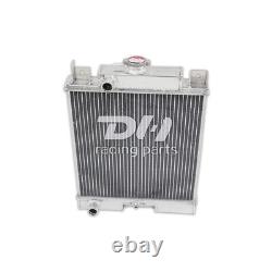 Radiateur en aluminium 2 rangées pour Suzuki Swift essence berline 1989-94 noyau 350×328×40mm