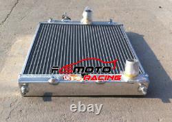 Radiateur en aluminium 28 mm + Enveloppe + Ventilateur pour Honda Civic EK EG D15 D16 1992-00 MT