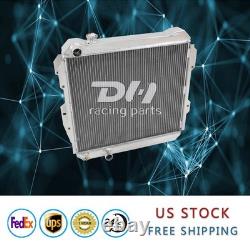 Radiateur en aluminium 3 rangées compatible avec TOYOTA HILUX LN85 LN60 LN61 LN65 2.4L DIESEL MT 1984-1991
