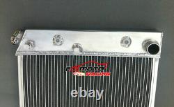 Radiateur en aluminium 3 rangées + ventilateurs pour GM / Chevrolet Buick Electra AT/MT de 1967 à 1980