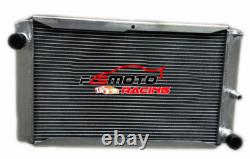 Radiateur en aluminium 4 rangées + ventilateur pour Volvo 340-360 343 344 345 1.4 1.7 1979-1991