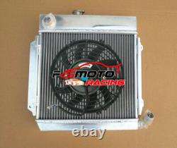 Radiateur en aluminium 40 mm + VENTILATEUR pour BMW 2 E10 2002/1802/1602/1600/1502 TII/TURBO MT