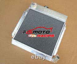 Radiateur en aluminium 40 mm + VENTILATEUR pour BMW 2 E10 2002/1802/1602/1600/1502 TII/TURBO MT
