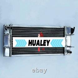 Radiateur en aluminium 41 cm x 18 cm pour karting Iame X30 avec raccords de durite, pompe et thermostat