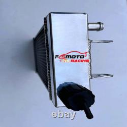Radiateur en aluminium 41 cm x 18 cm pour karting Iame X30 avec raccords de tuyau, pompe et thermostat
