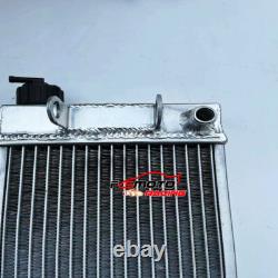 Radiateur en aluminium 41 cm x 18 cm pour karting Iame X30 avec raccords de tuyau, pompe et thermostat