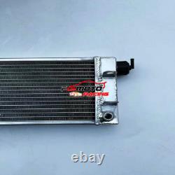 Radiateur en aluminium 41 cm x 18 cm pour karting Iame X30 avec raccords de tuyau, pompe et thermostat