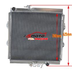 Radiateur en aluminium 50 cm pour TOYOTA HILUX KDN165/KDN170 2.5TD 2KDFTV 2001-2005 MT