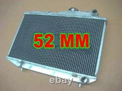 Radiateur en aluminium 52 mm pour TOYOTA COROLLA AE86 1,6 L 4 cylindres en ligne boîte manuelle 1983-1987 1984 1985 86