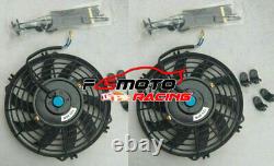 Radiateur en aluminium 52mm + ventilateurs pour Mazda MX-5 MX5 NB MK2 MK2.5 1.6 1.8 98-05