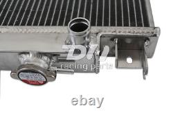 Radiateur en aluminium MT 2 rangées compatible avec Suzuki Swift essence berline MK2 AWD 1.6I de 1989 à 1994.