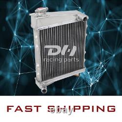 Radiateur en aluminium à 2 rangées compatible avec Austin Rover Mini Cooper S 1275 GT SPI 1992-1997