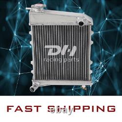 Radiateur en aluminium à 2 rangées compatible avec Austin Rover Mini Cooper S 1275 GT SPI 1992-1997
