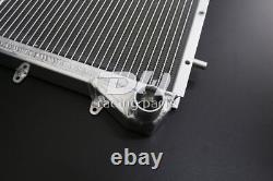 Radiateur en aluminium à 2 rangées compatible avec Rover MGF / MGTF qualité course MT uniquement 1995-2009
