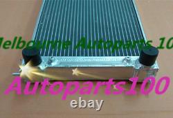 Radiateur en aluminium à 2 rangées pour Volkswagen VW Golf MK1/2 GTI/Scirocco 1.6 1.8 8V MT