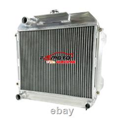 Radiateur en aluminium à 3 rangées compatible avec Toyota Corolla TE21 TE27 TE28 1.6L I4 1971-1974 MT