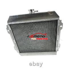 Radiateur en aluminium à 3 rangées compatible avec Toyota Corolla TE21 TE27 TE28 1.6L I4 1971-1974 MT