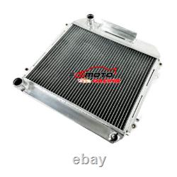 Radiateur en aluminium à 3 rangées compatible avec Toyota Corolla TE21 TE27 TE28 1.6L I4 1971-1974 MT
