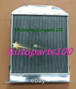 Radiateur en aluminium à 3 rangées de 62 mm pour hot rod Ford 1932 avec moteur Chevy 350 V8