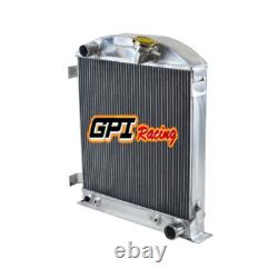 Radiateur en aluminium à 3 rangées pour FORD 1932 Hi-Boy avec moteur Chevy Hotrod 32