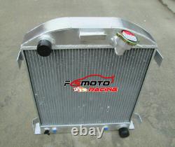 Radiateur en aluminium à 3 rangées pour Ford hot rod coupé avec moteur Chevy 350 V8 de 1932 32 AT