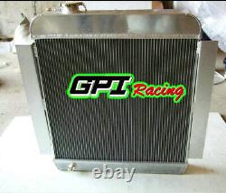 Radiateur en aluminium à 4 rangées pour camion Chevy Pickup V8 1955-1959 55 56 57 58 59 AT/MT