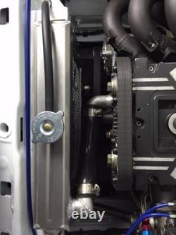 Radiateur en aluminium à grand collecteur pour Escort Mk1 Mk2, YB Cosworth Millington en alliage d’aluminium