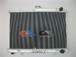 Radiateur en aluminium allié 42 mm 2 rangées pour Nissan Skyline R33 R34 RB25DET GTS-T GTR