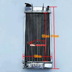 Radiateur en aluminium de 41 cm x 18 cm POUR Karting Go Iame X30 Avec Raccords de tuyaux Pompe Thermo