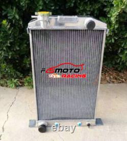 Radiateur en aluminium de 56 mm pour voitures Ford 1937-1939 (1938) avec moteur V8 302 de 5 L à petit bloc et boîte automatique