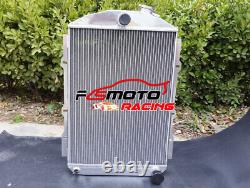 Radiateur en aluminium de 56mm POUR Chevrolet Chevy Hot Street Rod 350 5.7 V8 1938 Manuel