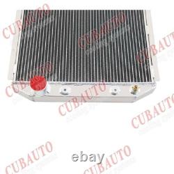 Radiateur en aluminium de conversion V8 à 3 rangées adapté pour Ford Mustang 64-66 moteur V8 302 5.0L
